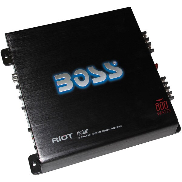Main product image for BOSS R4002 RIOT 800 Watt 2 Ch MOSFET Amplifier 265-3983